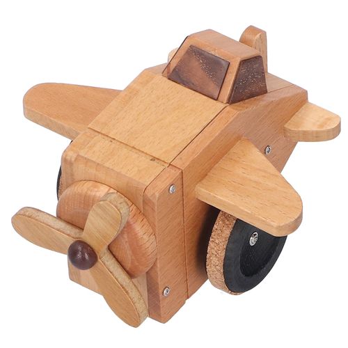 Boite a musique en bois, modele de vehicule retro a traction, decoration de la maison, jouet pour enfants, cadeau d'anniversaire