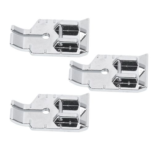 Lot de 3 pieds presseurs d'epissure faciles a utiliser et a installer, outils de couture pour remplacer les anciens accessoires de machine a coudre
