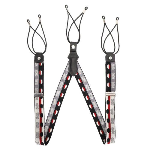 Bretelles En Y Style Retro Britannique A Pois Et Boutons Reglables Pour Homme