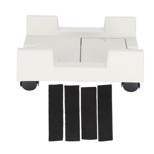 Support de processeur pour bureau, support mobile reglable, 4 roulettes pivotantes, dissipation thermique