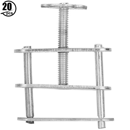 Lot de 20 colliers de serrage en caoutchouc plaques fer pour tuyau d'arrosage