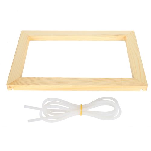 Cadre De Broderie De Table, Bureau, Couture, Point De Croix, Crochet, Devant, Dos, Support En Bois, L