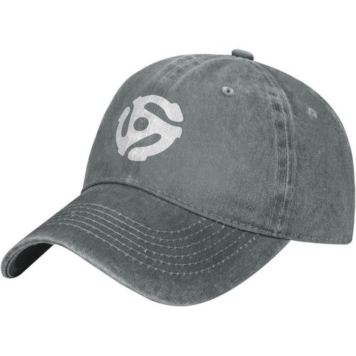 Dj 45 Tr/Min Adaptateur Chapeau De Cowboy Loisirs De Plein Air Réglable Chapeau De Cowboy Unisexe Noir