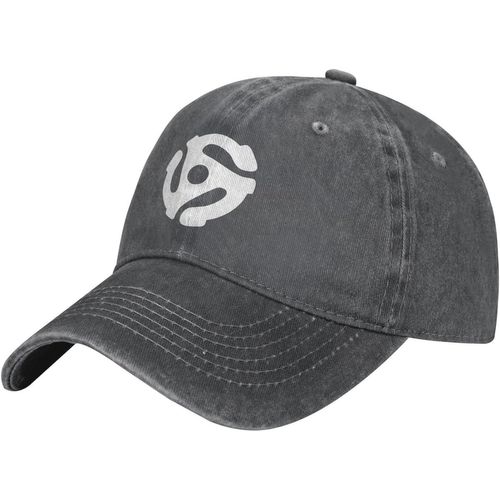 Dj 45 Tr/Min Adaptateur Chapeau De Cowboy Loisirs De Plein Air Réglable Chapeau De Cowboy Unisexe Noir