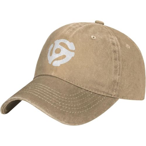 Dj 45 Tr/Min Adaptateur Chapeau De Cowboy Loisirs De Plein Air Réglable Chapeau De Cowboy Unisexe Noir