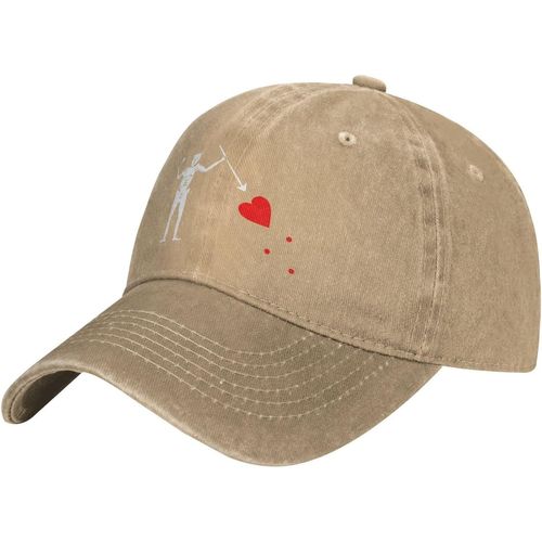 Casquette De Cowboy Avec Drapeau Pirate, Barbe Noire, Chapeau De Cowboy Réglable Pour Loisirs En Plein Air, Unisexe, Noir