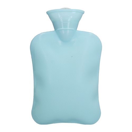 Bouillotte portable en PVC, epaisse, pour chambre a coucher, dortoir, pieds chauds, protection contre le froid, bleu