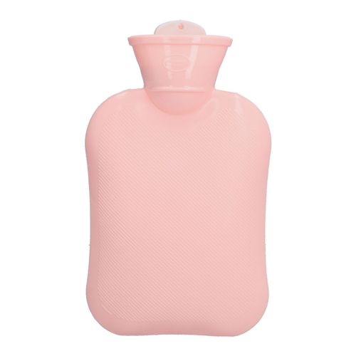 Bouillotte Portable A Injection D'eau Epaissie De 500 Ml, Sac D'eau Chaude Pour Pieds Chauds, Protection Contre Le Froid, Rose