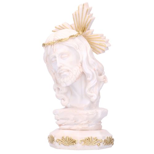 Statue de tete de Jesus en resine, ornements, figurine religieuse, artisanat, decoration de maison ou de bureau