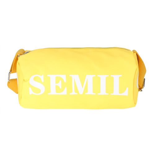 Sac Ceinture De Poitrine A Sangle Reglable Pour Enfants, Sac De Voyage Tendance (Jaune Citron)