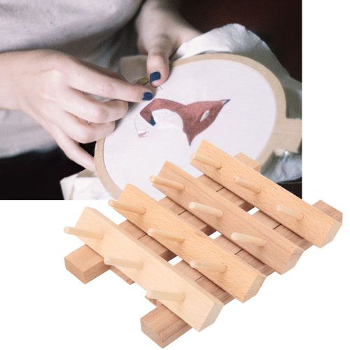 Support de rangement pliable et portable pour 12 bobines de fil de hetre, pour couture et broderie