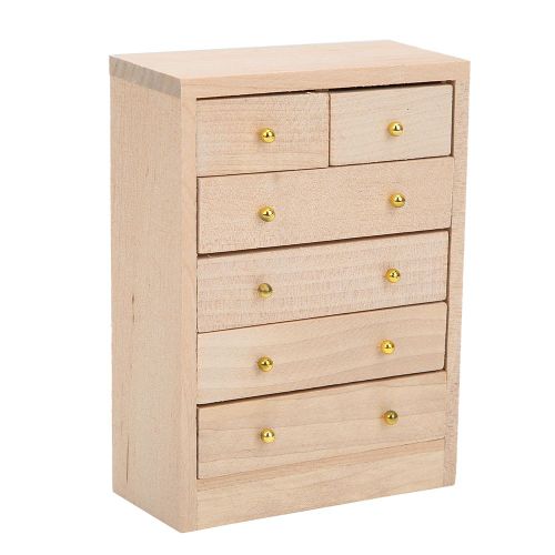 Meuble miniature en bois pour maison de poupee 1:12