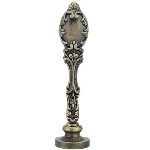Sceau de cire retro europeen, outil de scellage d'enveloppes avec poignee en metal exquise (bronze)