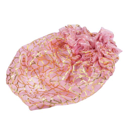 Couvre-Chef En Dentelle Pour Femmes Musulmanes, Foulard, Hijab, Bonnet, Echarpe (Rose)