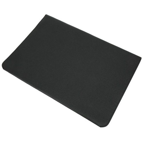 Housse pour ordinateur portable en cuir PU souple, sac de protection pour ordinateur avec fermeture auto-agrippante, 12 pouces