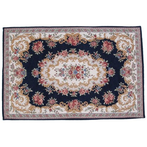Tapis Musulman En Chenille Epaisse, Accessoire De Culte, Decoration De Chambre A Coucher (Bleu)