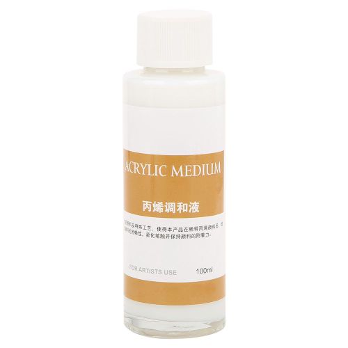 Medium pour peinture a l'huile 100 ml, outil pigmentaire pour peinture a l'huile, fournitures de dessin pour artistes, medium acrylique