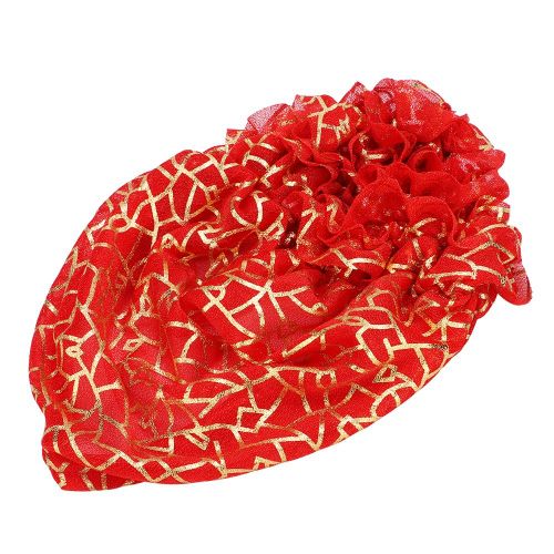 Couvre-Chef En Dentelle Pour Femmes Musulmanes, Foulard, Hijab, Bonnet (Rouge)