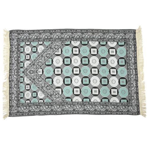 Tapis De Priere Musulman, Couverture Rectangulaire Fine Et Portable En Coton, Fournitures Pour La Maison Et Le Salon, Gris