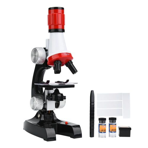Kit de microscope educatif pour enfants, grossissement 1200x, ABS
