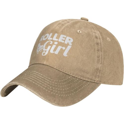 Roller Skate Girl Cowboy Cap Loisirs De Plein Air Chapeau De Cowboy Réglable Unisexe Noir