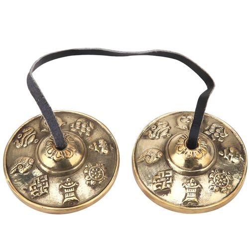 Cloche De Meditation Tibetaine Artisanale, Instrument De Percussion Bouddhiste (N¡Ã?1)