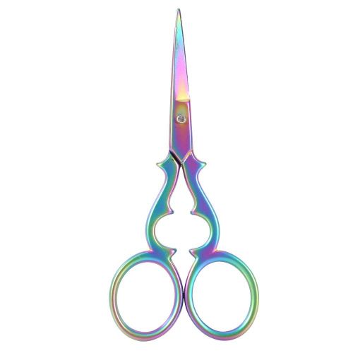 Ciseaux en forme de gourde en acier inoxydable, ciseaux retro, legers, petits outils de coupe colores