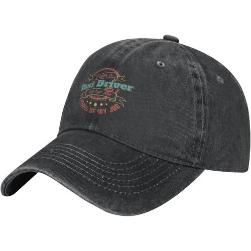 Fier Chauffeur De Taxi Les Enfants Sont Fiers De Mon Travail Casquette De Cowboy Loisirs De Plein Air Chapeau De Cowboy Réglable Unisexe Noir
