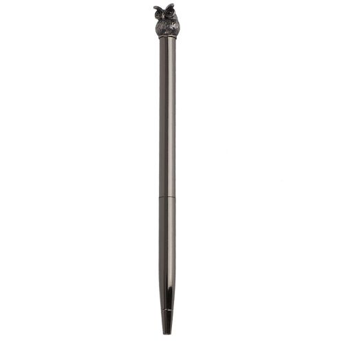 Stylo a bille en metal, stylo signature professionnel, fournitures de papeterie scolaire et de bureau (gris galvanise)