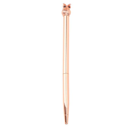 Stylo A Bille En Metal, Stylo Signature, Fournitures De Papeterie Pour Bureau Et Ecole (Or Rose)