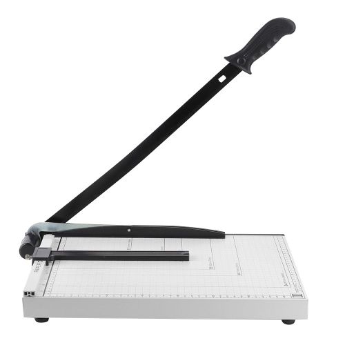 Coupe-papier a guillotine pratique avec base en acier et lame B4 pour papier, photo et carton