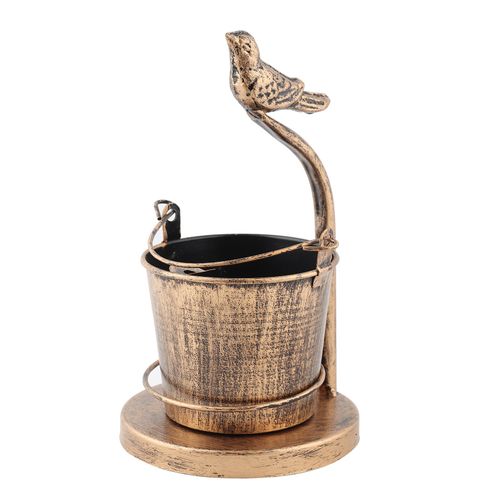 Cendrier vintage en fer fait a la main pour bar, cafe, photographie, ornement (oiseau)