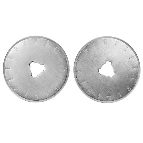 Lot de 2 lames de rechange universelles pour cutter rotatif circulaire (28 mm)