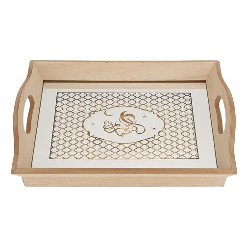 Pendentif En Bois Pour Plateau De L'aid Al-Fitr (Sans Pile)