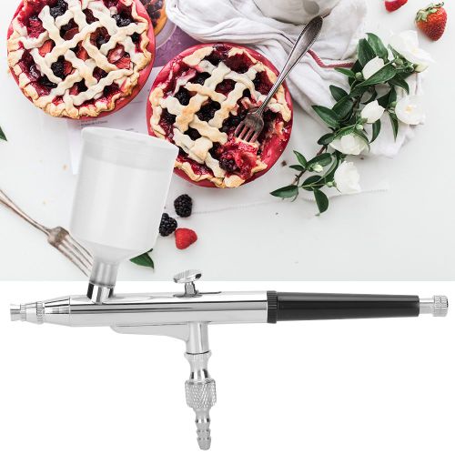 Kit aerographe a double action a alimentation par gravite de 0,3 mm pour decoration de gateaux et peinture artistique