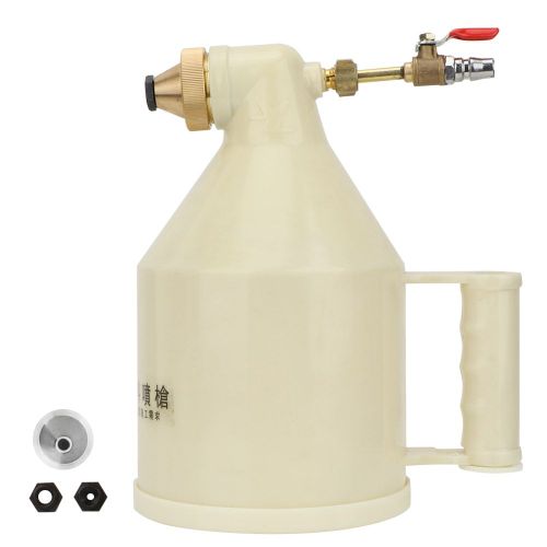 Pistolet pulverisateur de peinture portatif a alimentation par gravite pour mortier et platre (ABS de qualite superieure)