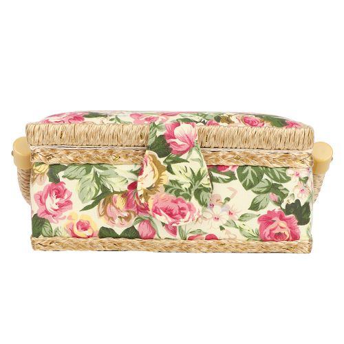 Panier de rangement pour aiguilles et fils, fait a la main, en tissu, pour la maison (n¡ã?2)