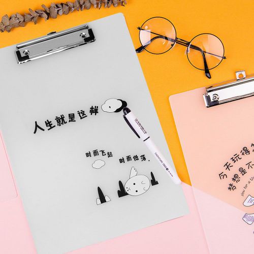 Presse-papiers A4 en polypropylene etanche, bloc-notes pour etudiants, dessin, ecriture, papeterie, 22 x 31 cm