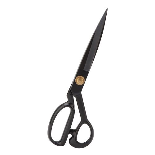 Ciseaux de tailleur en acier noir retro de haute qualite pour vetements, cuir, artisanat, accessoires de couture (HC-10 pouces)