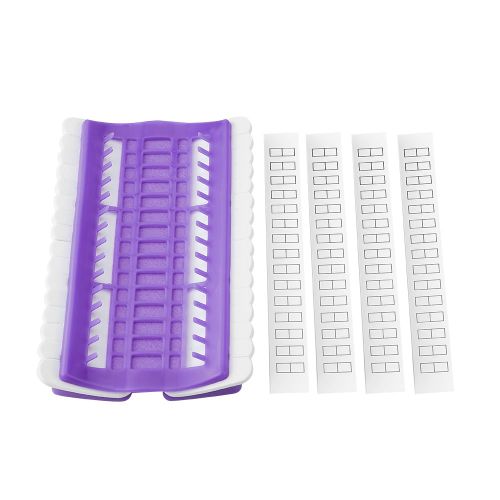 Support D'aiguilles A Broder A 30 Positions, Organiseur De Fils Et De Fils A Broder, Outil De Couture (Violet)