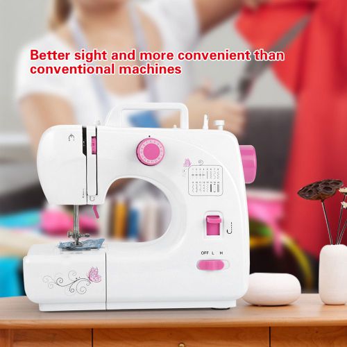 Mini machine a coudre electrique portable, prise americaine 110 V-220 V