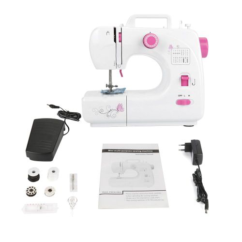 Mini machine a coudre electrique portable, prise UE 110 V-220 V