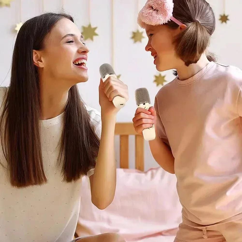 K12 Machine  karaok Portable Bluetooth 5.3 systme de haut-parleurs PA avec 1-2 Microphones sans fil maison famille chant cadeaux pour enfants-Bleu 1 Mic image 11 | Rakuten
