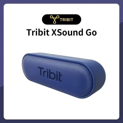 Tribit-Haut-parleur Bluetooth portable XSound Go, étanche IPX7, meilleure basse, autonomie de 24 heures pour les fêtes et le camping, haut-parleurs de type C AUX-Bleu