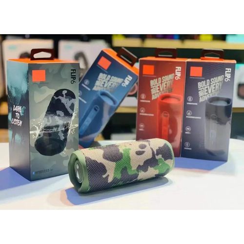 Flip6-Caisson de basses Bluetooth portable sans fil, audio TWS, audio multifonctionnel, extérieur, cinéma maison, haut-parleur pour touristes, nouveau-Camouflage
