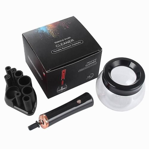 Nettoyeur De Pinceaux De Maquillage, Sèche-Pinceau Électrique Ultra-Rapide, Essoreur Automatique Pour Pinceaux De Maquillage 