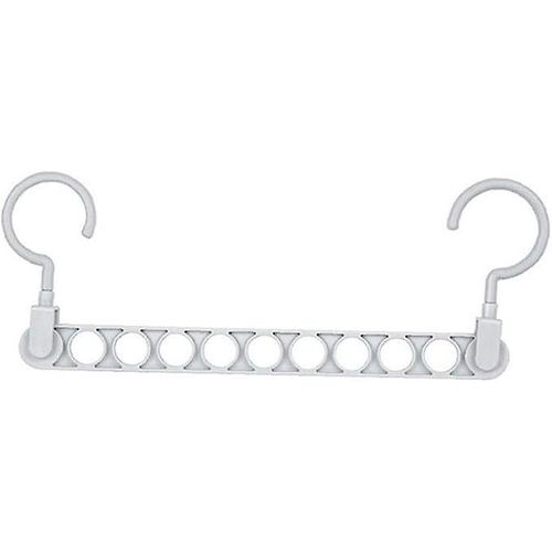 cintre magique à 9 trous, antidérapant, multifonction, pour placard et garde-robe