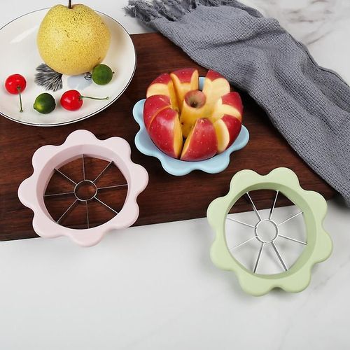 Coupe-pommes, trancheuse et vide-pommes en acier inoxydable, coupe-fruits et légumes avec lame tranchante en acier inoxydable