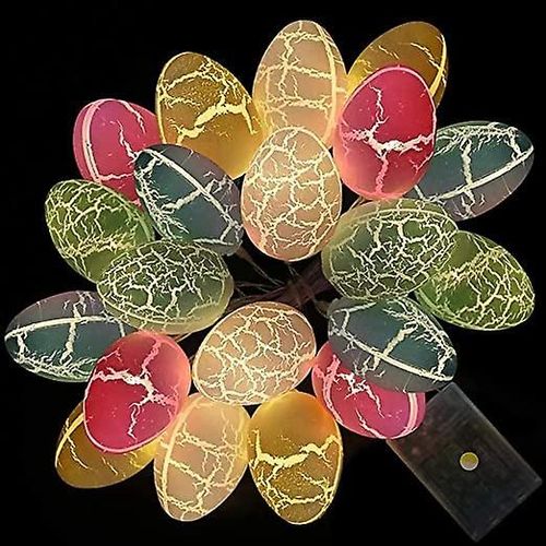 20 pièces, lumières de décoration d'?ufs de Pâques, lumière LED d'?ufs de Pâques, lumières d'?ufs de Pâques.
