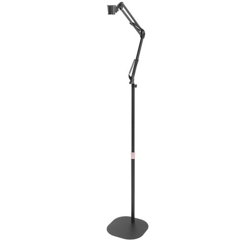 Support de seche-cheveux reglable en hauteur, rotation a 360 degres, base robuste, support de seche-cheveux mains libres